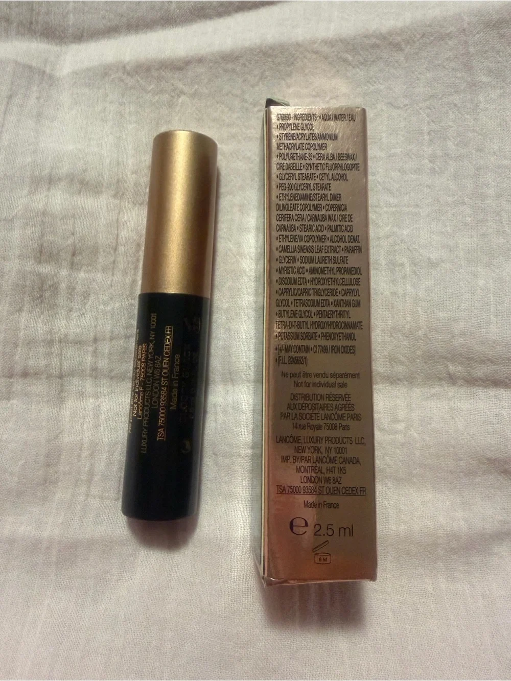 Lancome Idole Lash Lifting Mascara Glossy Black 0.08 Oz Travel Size Volumizing